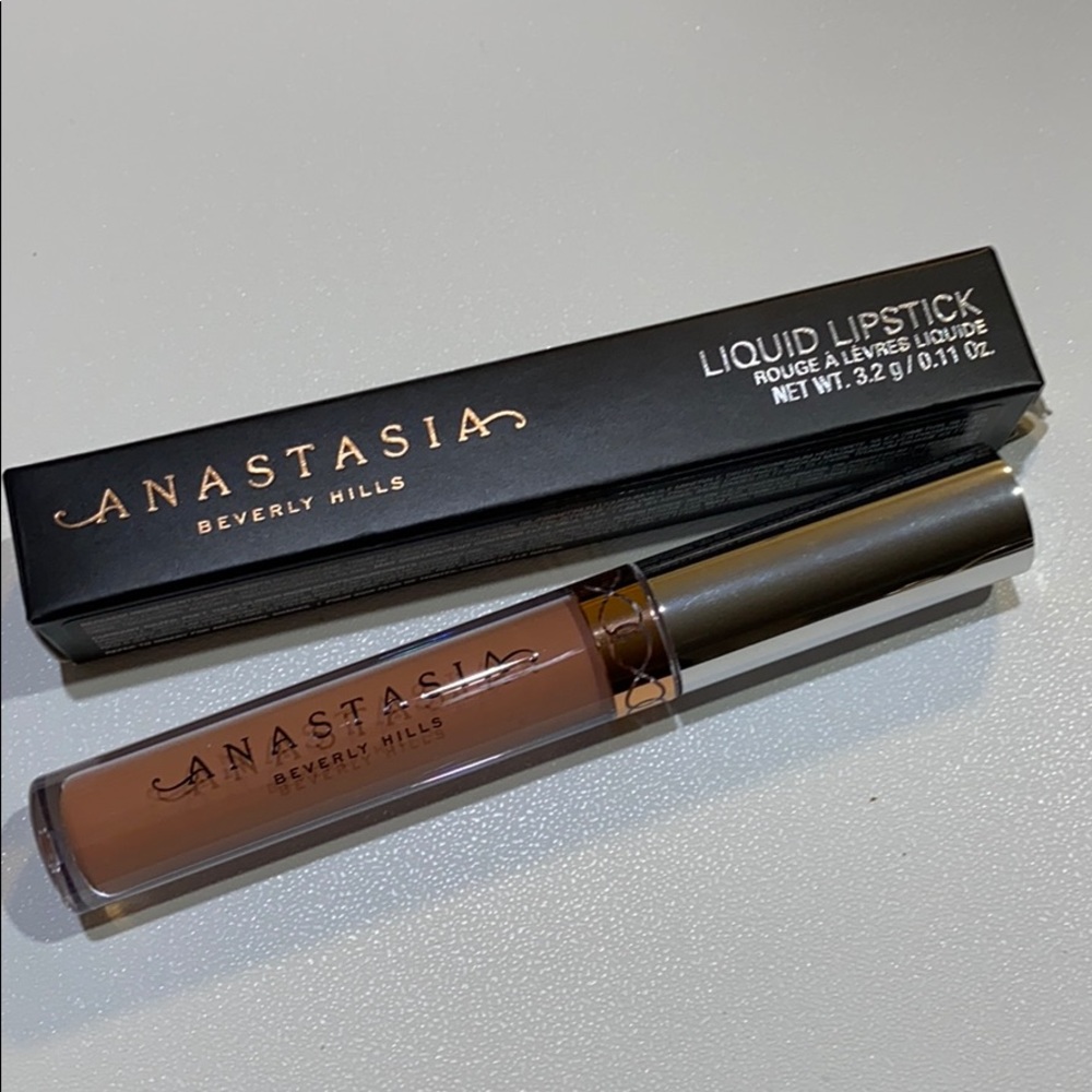 Anastasia Stripped Matte Liquid Lipstick Neutral Beige Nude 0.11oz Full Size NWT